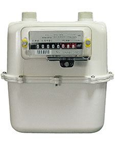 Compteur de gaz à compensation de température